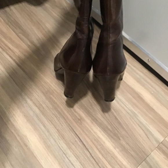 GUCCI Leather Vintage Boots Italy SZ 37/US 7 Made in Italy SN: 0047 313 103 37 - Picture 12 of 16